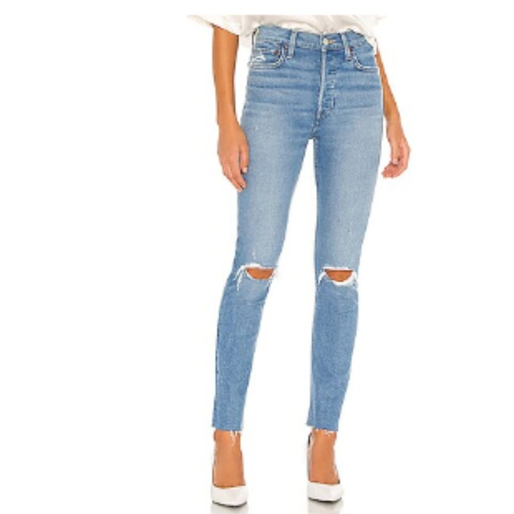 RE/DONE |Originals 90s High Rise Ankle Crop | Size 27